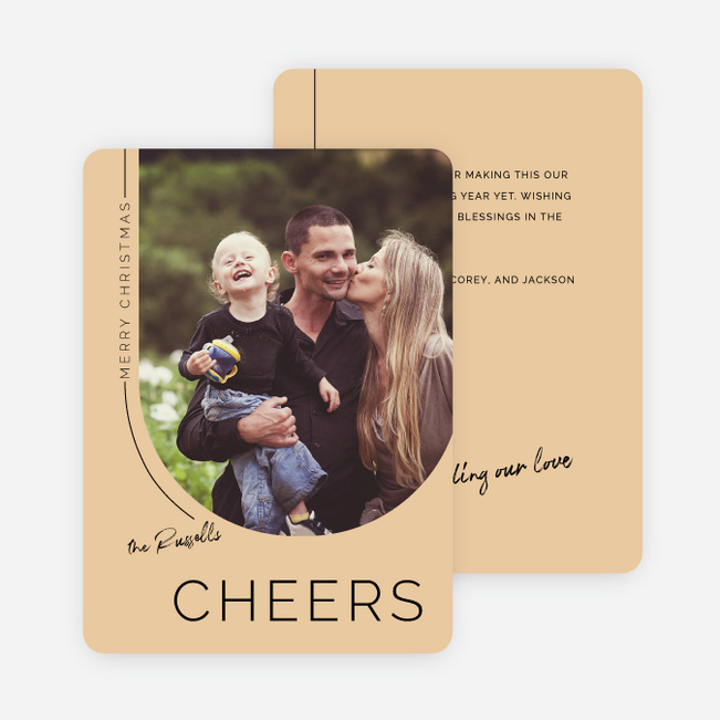 Deco Delight Christmas Cards - Yellow