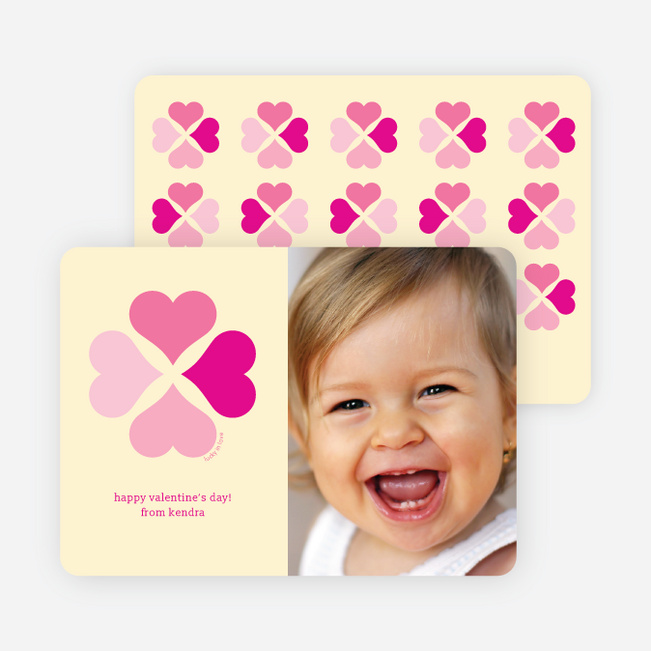 Four Heart Clover for Valentine’s Day - Magenta