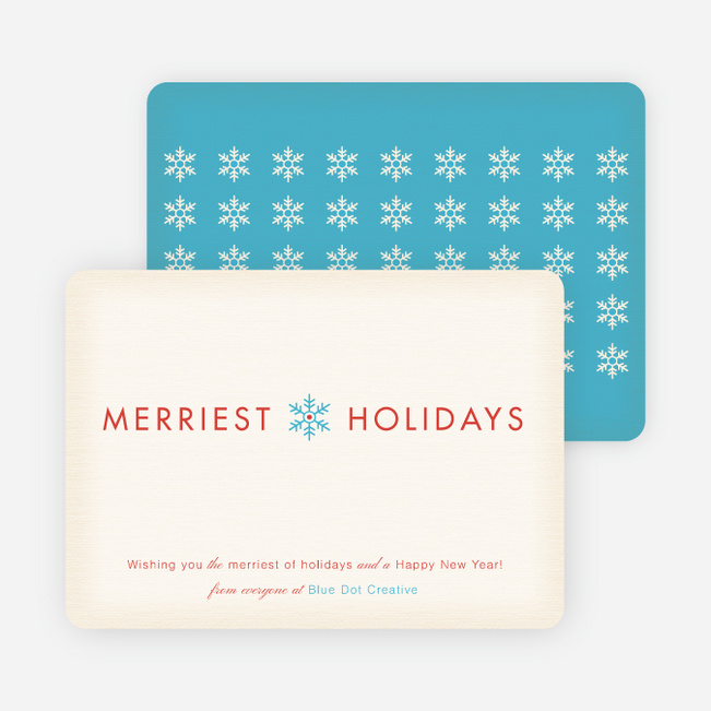 Merriest Holidays - Blue