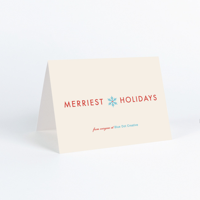 Merriest Holidays - Blue