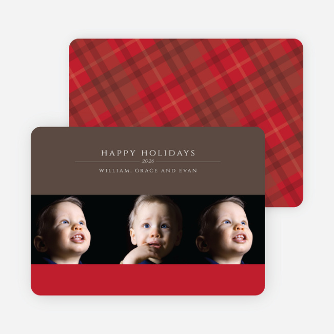 3 Photo Cards: Photographer Studio Triple - Ruby