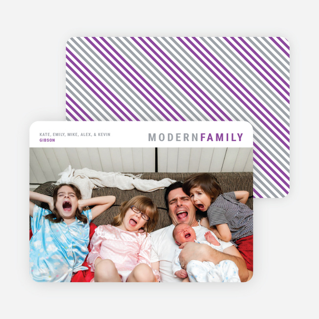 Holiday Diagonal Stripes - Gray