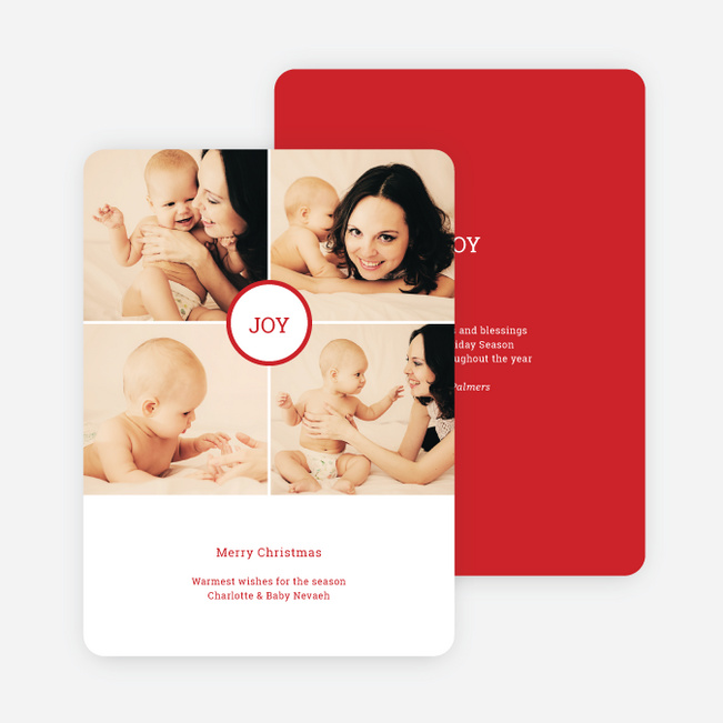 Christmas Cards that Spread the Joy - Red