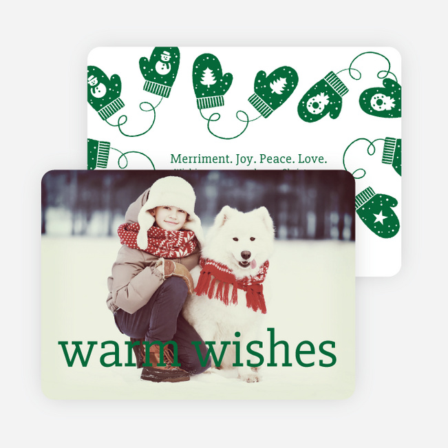 Mittens and Warm Wishes - Green