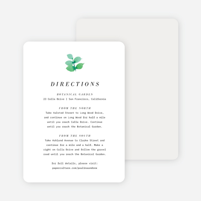 Direction Cards