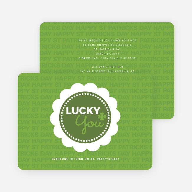 Lucky You Saint Patrick’s Day - Green