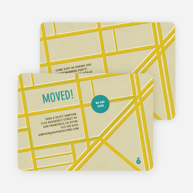 Moving Map Moving Announcements - Mellow Yellow