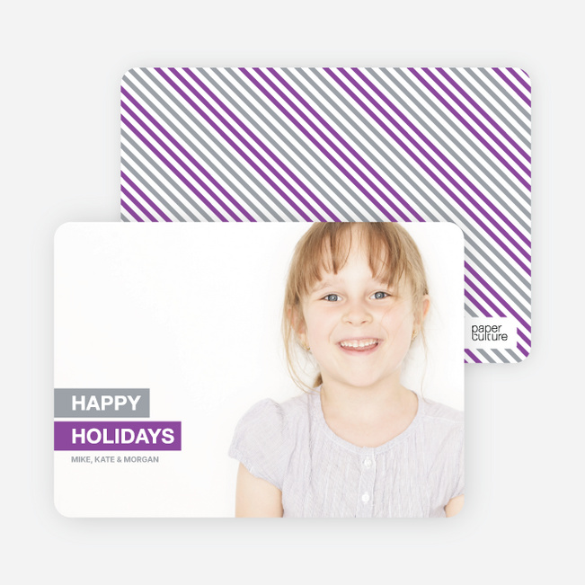 Happy Holidays - Gray