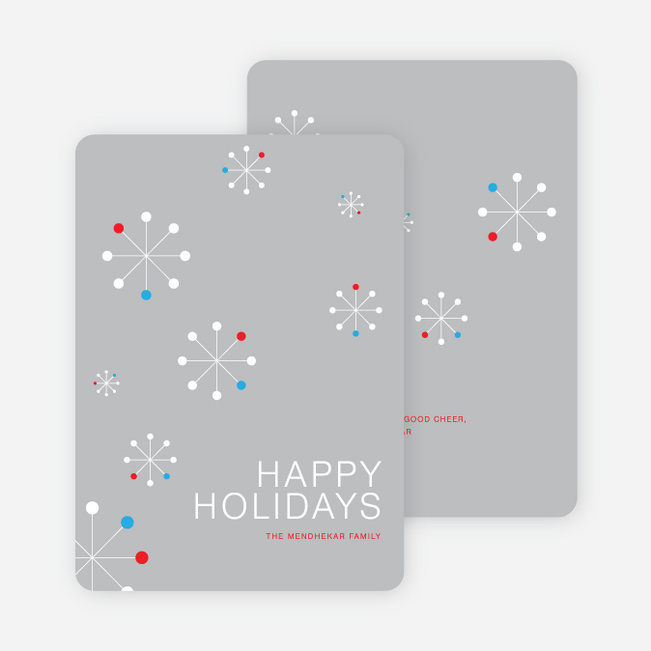 Snowflake Themed Holiday Cards - Dune