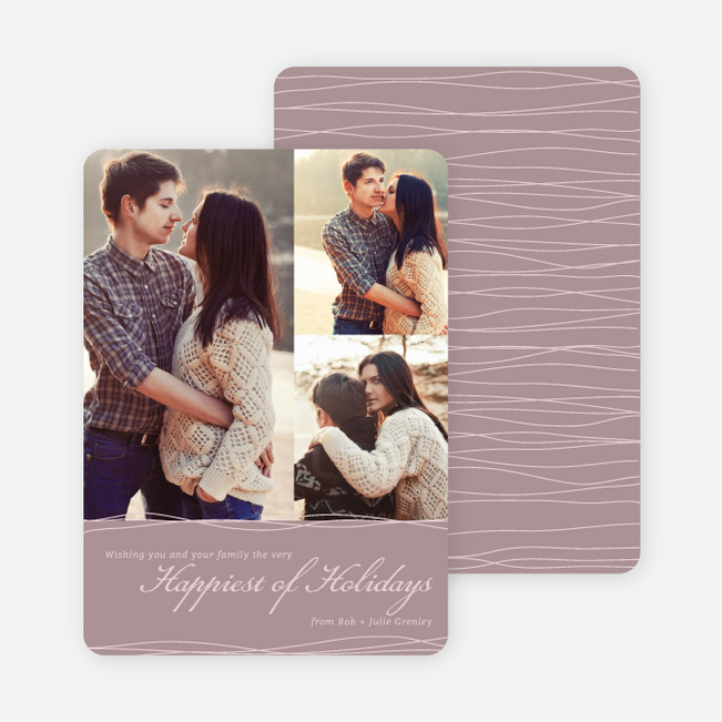 Very Happiest of Holiday Cards - Pink