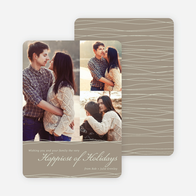 Very Happiest of Holiday Cards - Yellow