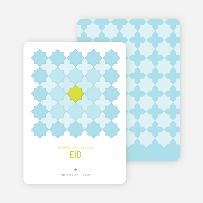Starstruck Eid Cards - Celestial Blue