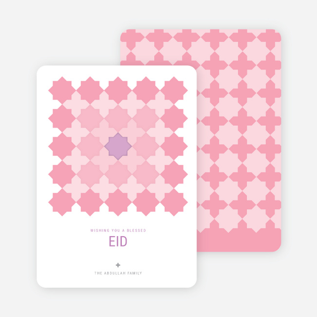 Starstruck Eid Cards - Tea Rose