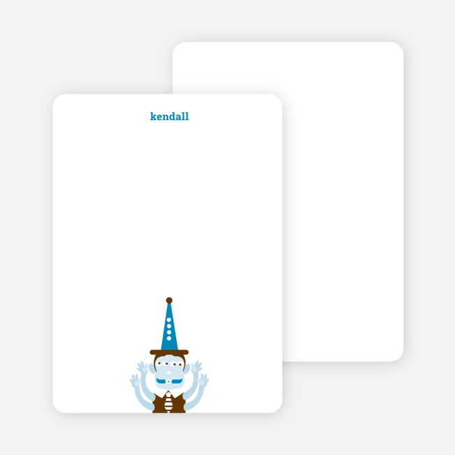 Stationery: ‘Abracadabra!’ cards. - Cyan