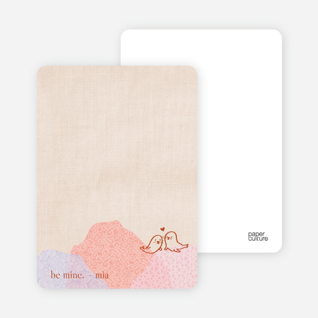 Seal Love Valentine’s Day Cards - Almond