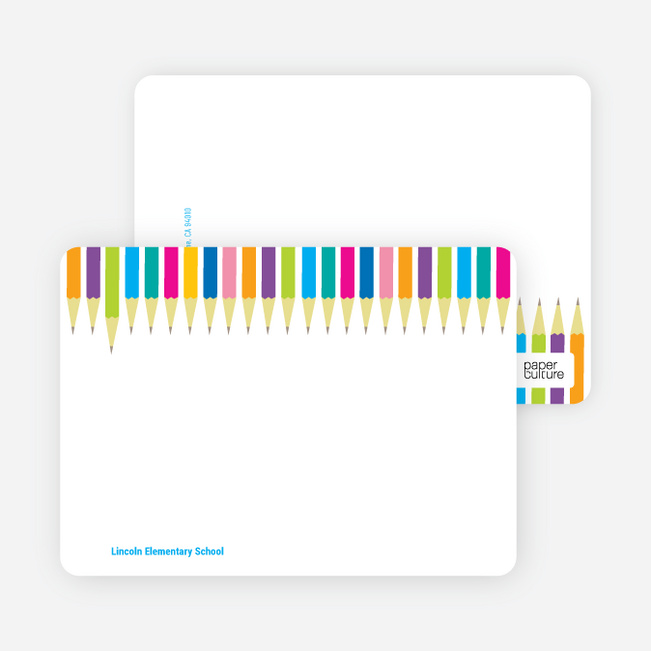 Color our World Personal Stationery - Multi