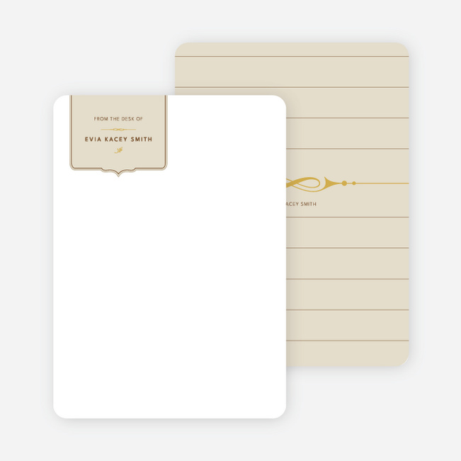Stationery: ‘Chic and Modern’ cards. - Oyster