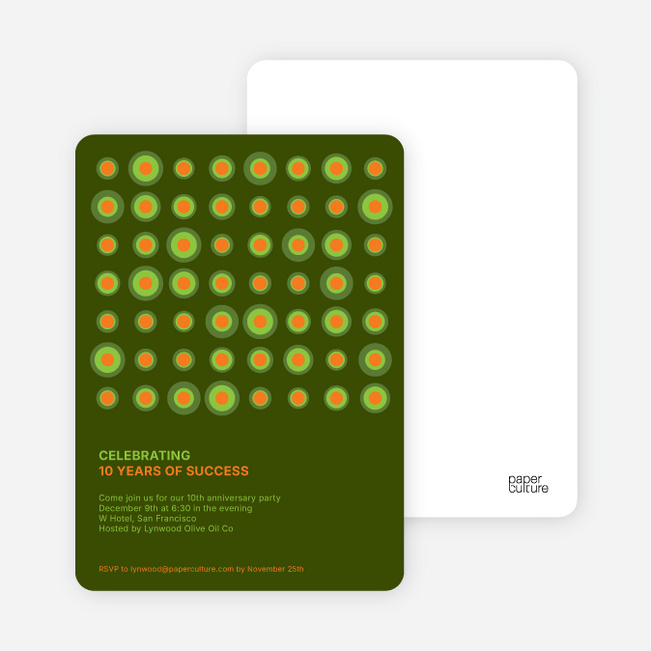 Abstract Party Invitations - Army