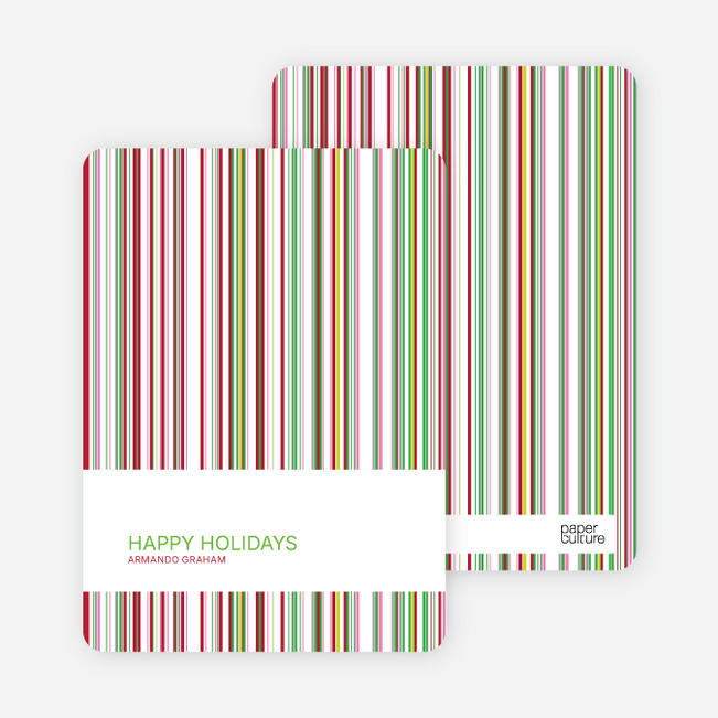 Abstract Modern Holiday Card and Invitation - Cherry