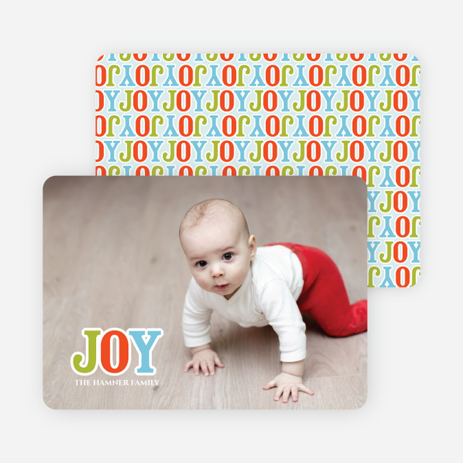 Child’s Play Holiday Photo Cards - Carrot