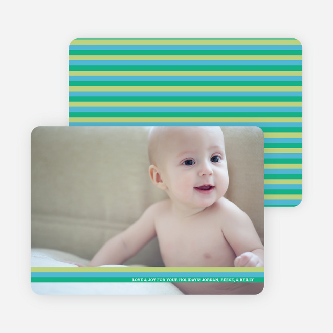 Layered Stripes: Capturing the Year’s Memories - Emerald
