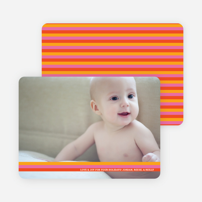Layered Stripes: Capturing the Year’s Memories - Persimmon