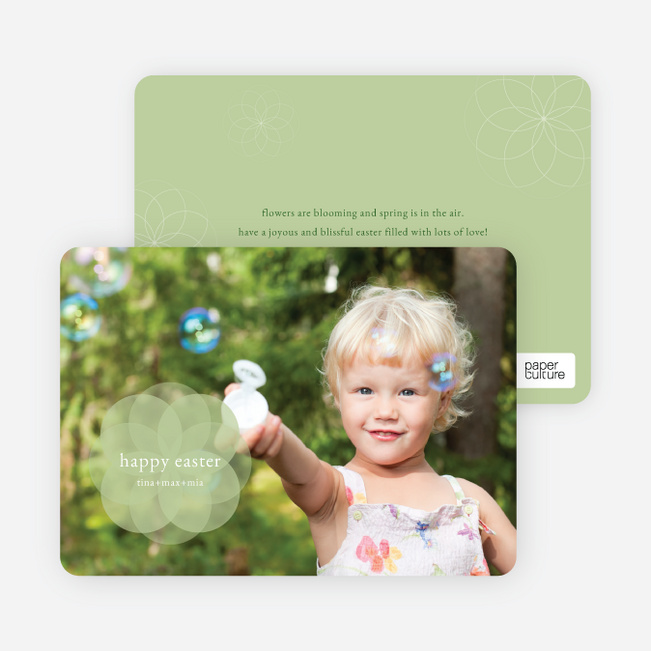 Sharing the Joy of Bubbles this Easter - Green Pea