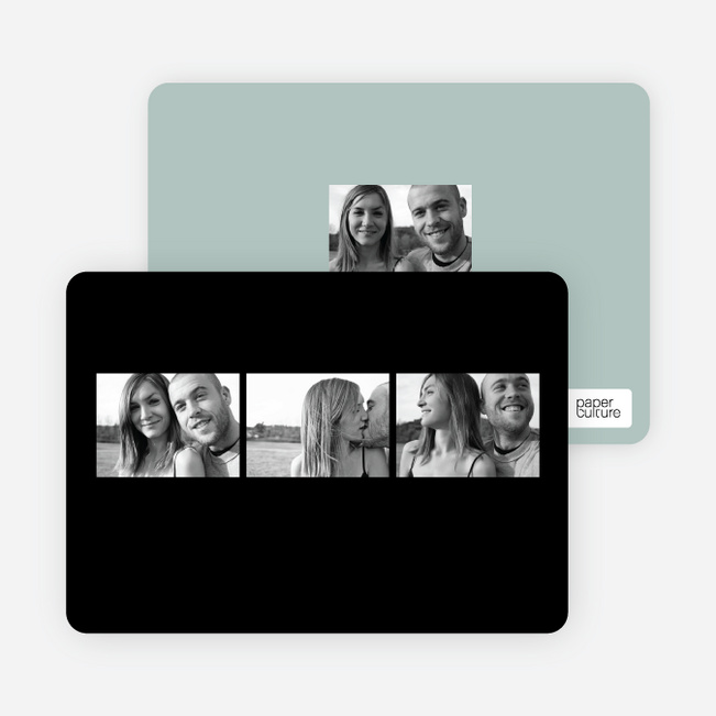 Multi Photo Save the Date Cards - Sage