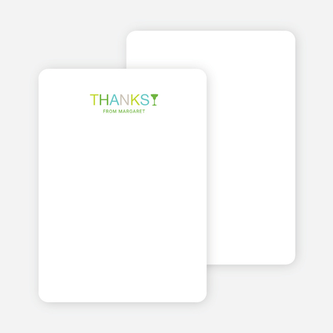 Notecards for the ‘Margaritaville Awaits’ cards. - Green