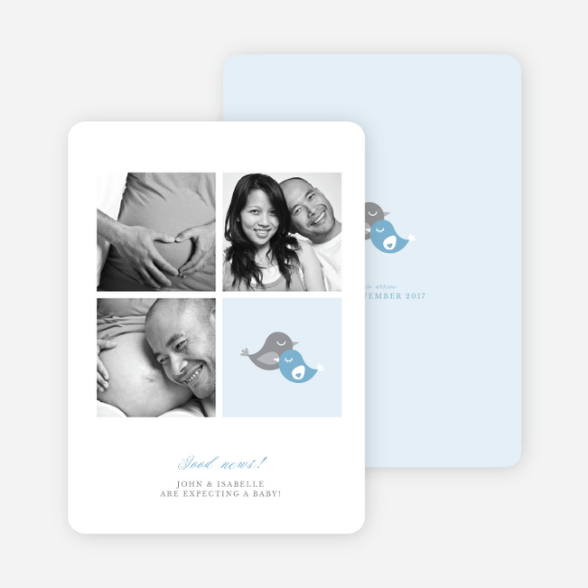 Foursquare Pregnancy Announcements - Blue Bird