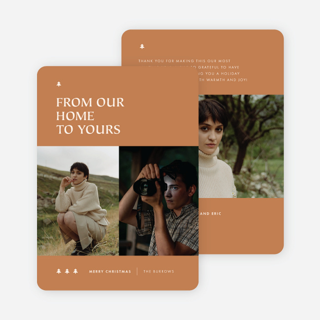 From Our Home Holiday Cards and Invitations - Orange
