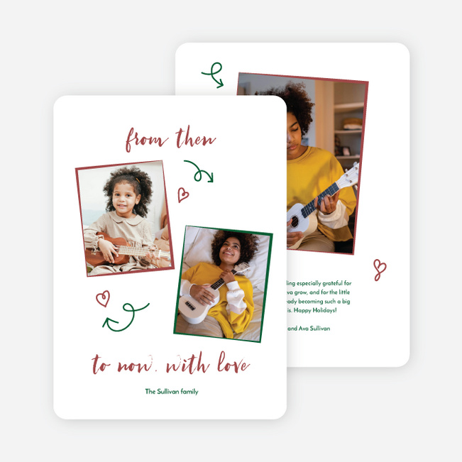 Through the Years Holiday Cards and Invitations - Multi
