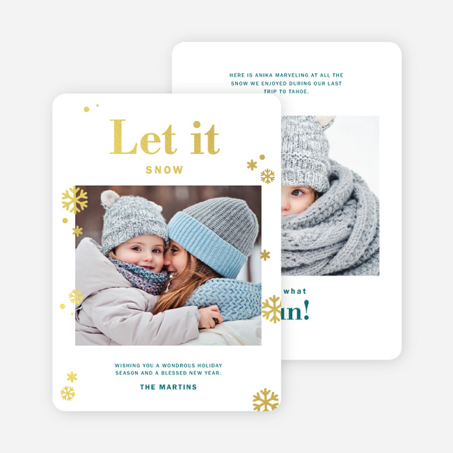 Hope Holiday Cards and Invitations - Yellow