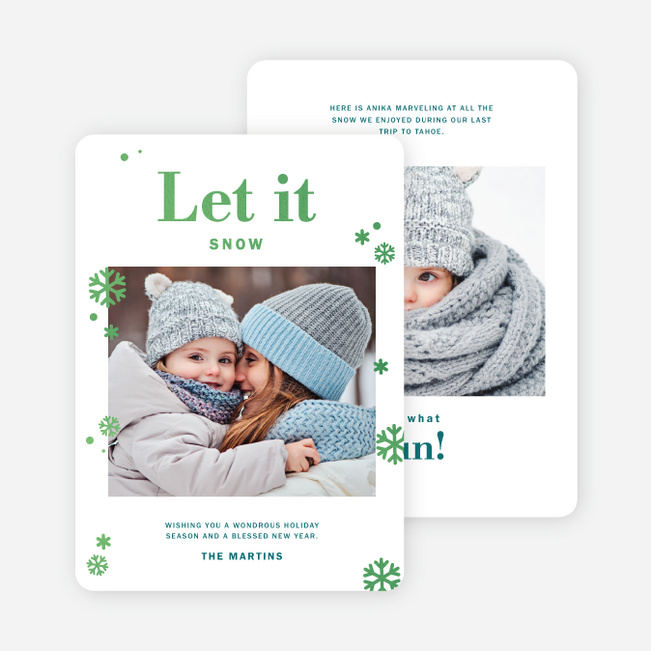 Hope Holiday Cards and Invitations - Green