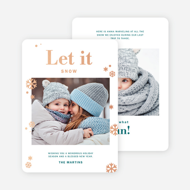 Hope Holiday Cards and Invitations - Pink