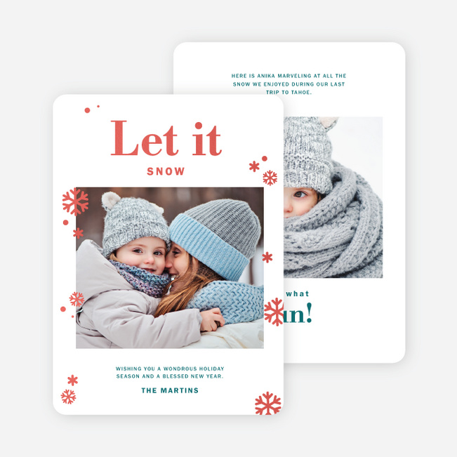 Hope Holiday Cards and Invitations - Red