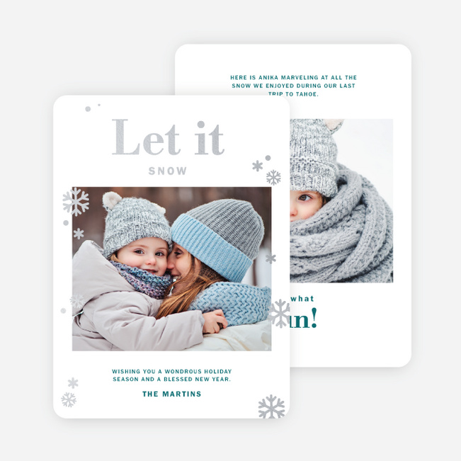 Hope Holiday Cards and Invitations - Gray