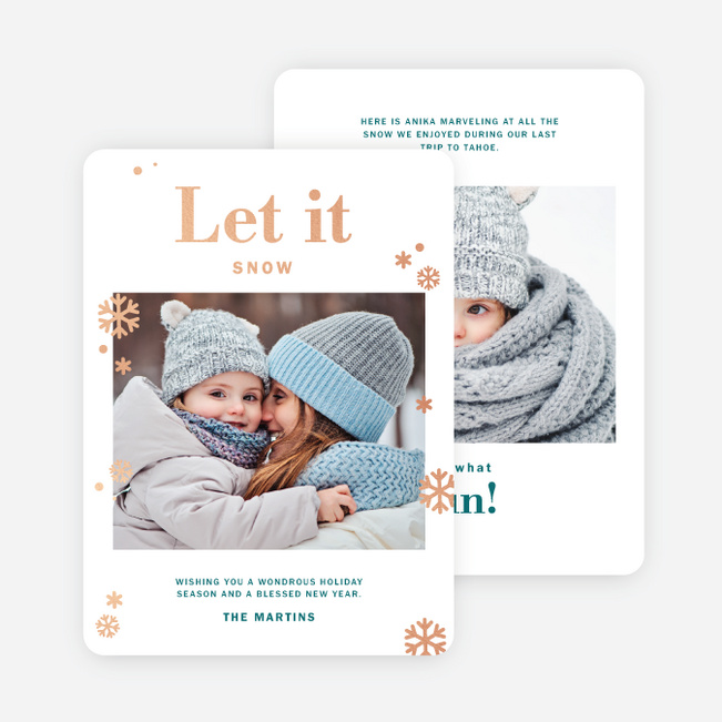 Hope Holiday Cards and Invitations - Pink