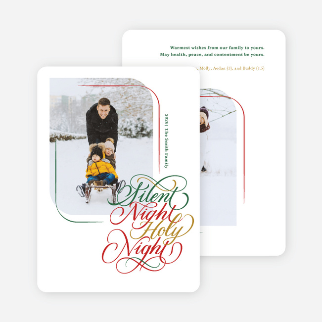 Wonderful Night Christmas Cards - Multi