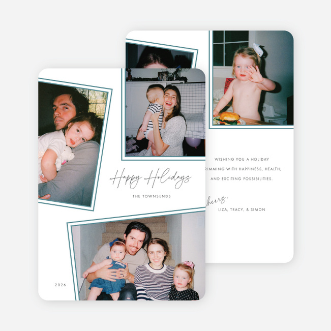 Layered in Love Holiday Cards and Invitations - Blue