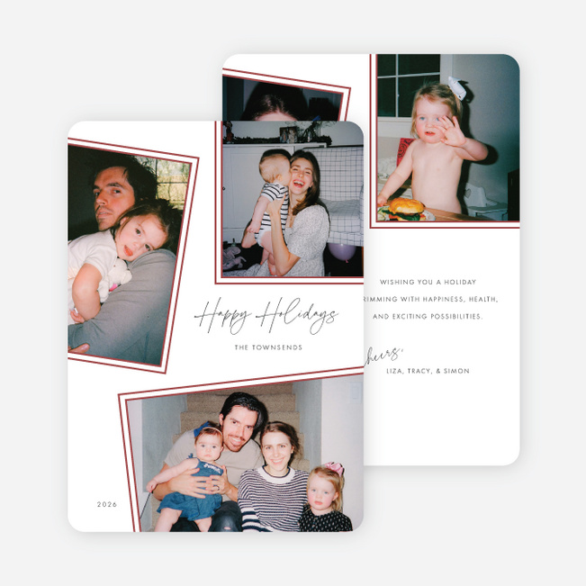 Layered in Love Holiday Cards and Invitations - Red