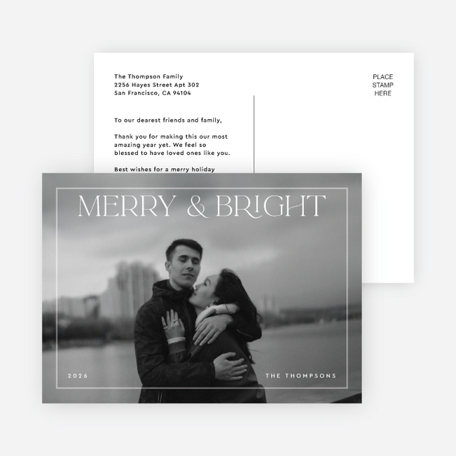 Bound by Light Christmas Cards - Blue