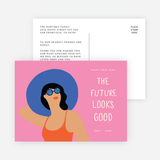 Positive Outlook New Year Cards and Invitations - Multi