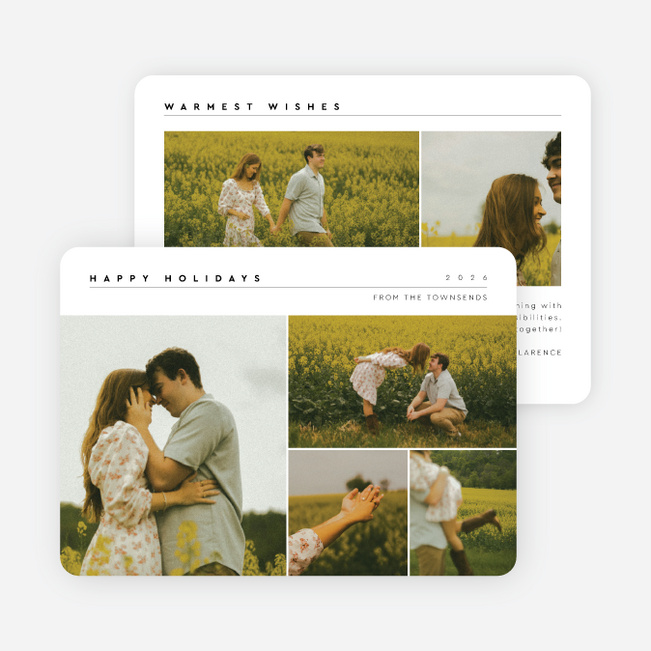 Scene Stealer Holiday Cards and Invitations - White