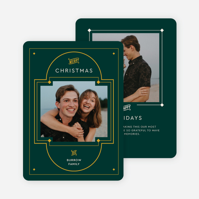 Deco Capsule Christmas Cards - Green