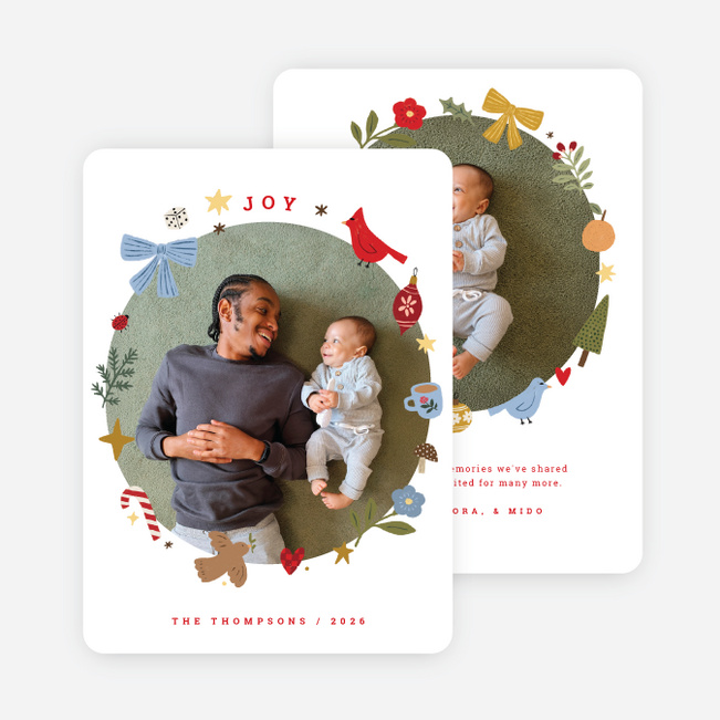 Ornament Whimsy Holiday Cards and Invitations - Multi