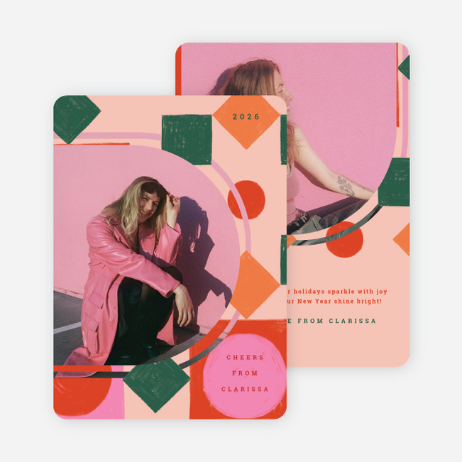 Bold Arch Holiday Cards and Invitations - Multi