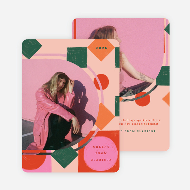Bold Arch Holiday Cards and Invitations - Multi